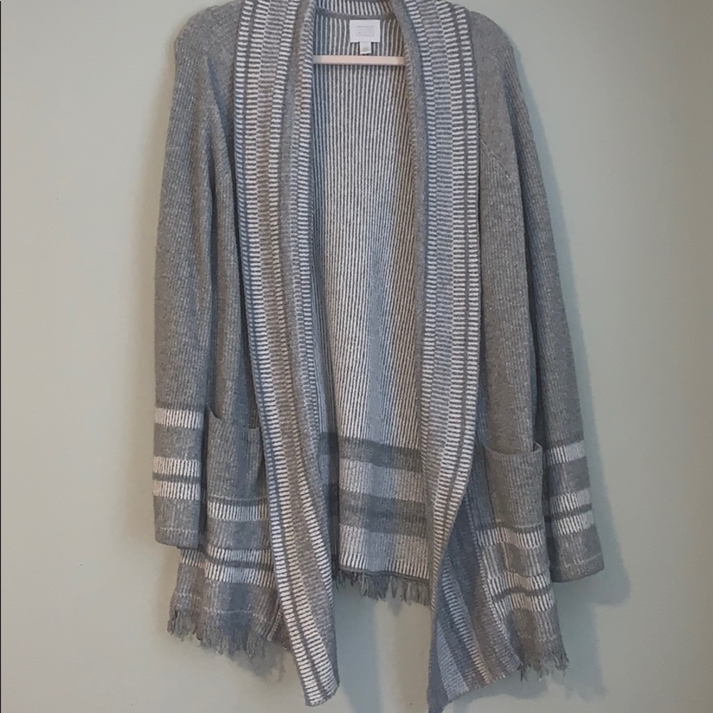 Gray long cardigan!